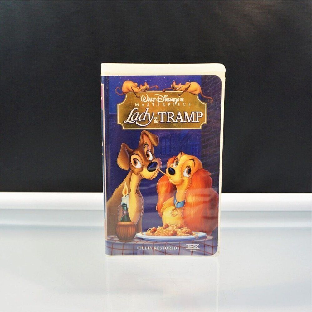 Lady and the Tramp VHS Tape 1998 Clamshell Disney Masterpiece Collection 4673